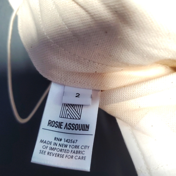 NWT$695 Rosie Assoulin Pleated Asymmetrical Shorts - Picture 15 of 16